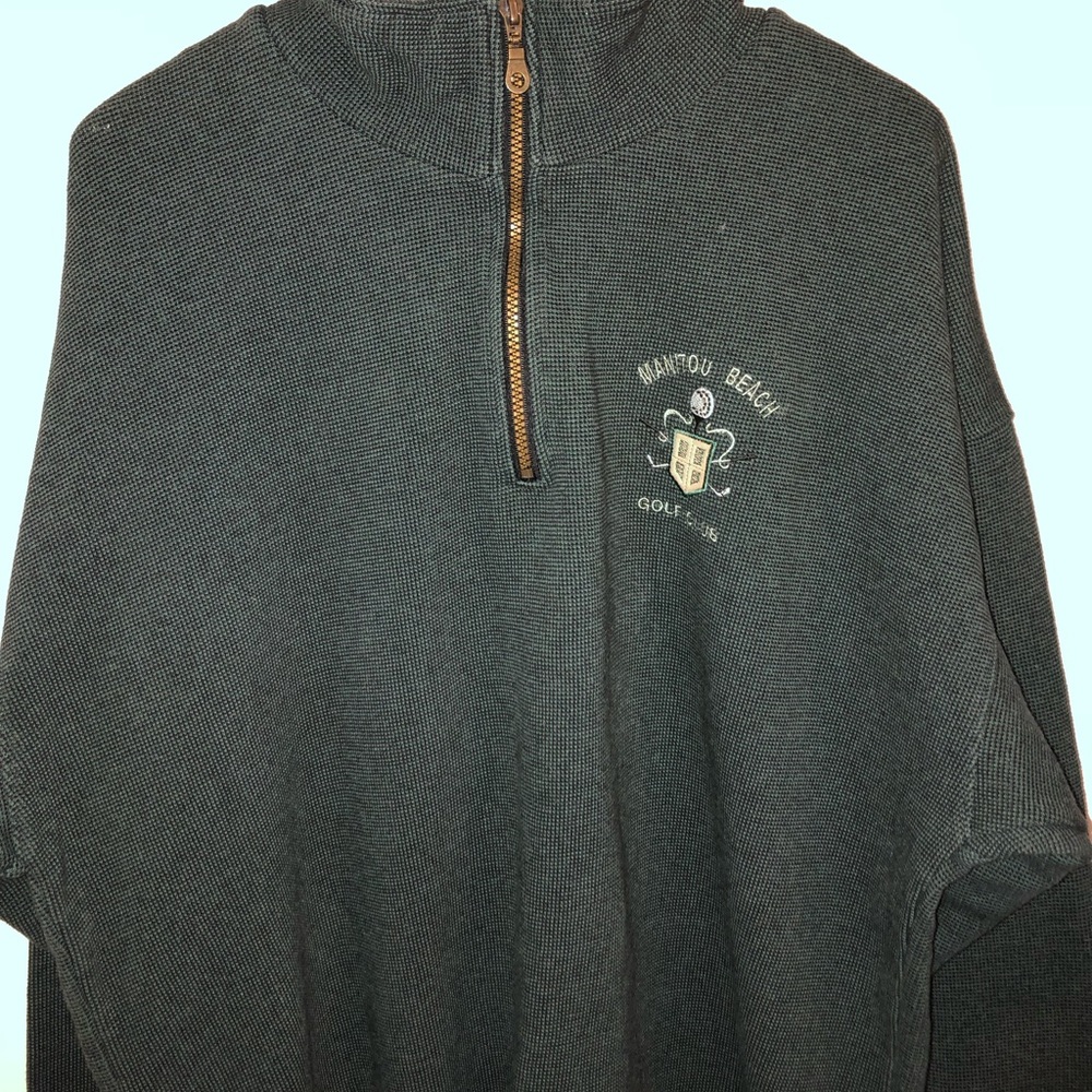 Men’s Large Quarter Zip Manitou Beach Golf Club